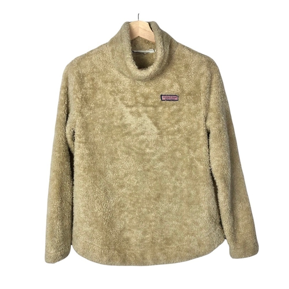 Vineyard Vines Plush Teddy Funnel Neck Relaxed Shep Shirt XXS